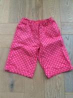 Leuke roze met witte stippen 3/4 broek 110/116, Ophalen of Verzenden, Gebruikt, Meisje, Broek