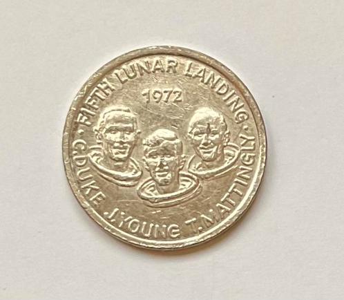 Penning - Fifth Lunar Landing Apollo 16 1972, Postzegels en Munten, Penningen en Medailles, Overige materialen, Buitenland, Ophalen of Verzenden
