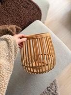 Bamboe kaarsenhouder, Huis en Inrichting, Woonaccessoires | Kandelaars en Kaarsen, Ophalen of Verzenden, Hout