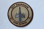 patch  f-16  331  sqn   norway  desert  (1), Verzamelen, Luchtvaart en Vliegtuigspotten, Verzenden, Zo goed als nieuw, Patch, Badge of Embleem