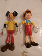 Mickey en Pinokkio Buigfiguurtjes, Ophalen of Verzenden, Zo goed als nieuw