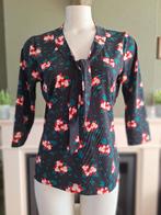 Zoe Loveborn top retro vintage look top L | Gratis Verzenden, Verzenden, Zwart, Maat 42/44 (L), Zo goed als nieuw