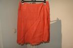 Jil Sander koraal kleurige rok laagje onderkant mt 40