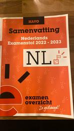 ExamenOverzicht - Samenvatting Examenstof Nederlands HAVO, Boeken, Nederlands, Ophalen of Verzenden, Zo goed als nieuw, ExamenOverzicht