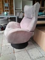 Fauteuil Relaxfauteuil ~ grijs draaistoel ~ Kebe type Roma, Ophalen, Gebruikt, 75 tot 100 cm, 50 tot 75 cm