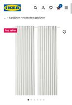 IKEA Hilja inbetween/vitrage/gordijnen NIEUW, 200 cm of meer, Wit, Nieuw, Ophalen of Verzenden