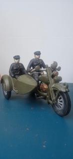 Gietijzeren Motor met Zijspan - Brandweer, Motoren, Ophalen of Verzenden, Gebruikt