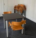 Vergader/ kantine stoelen, Huis en Inrichting, Stoelen, Ophalen, Gebruikt, Bruin, Vijf, Zes of meer stoelen