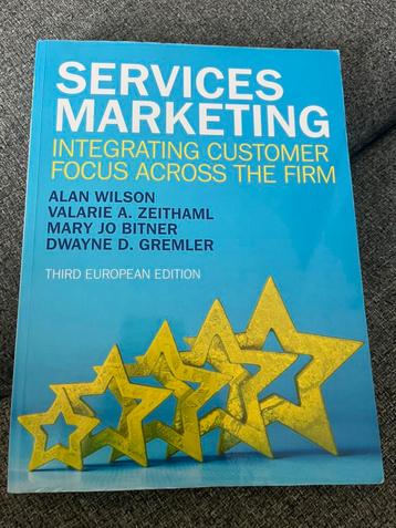 Services Marketing integrating customer focus across the fir beschikbaar voor biedingen