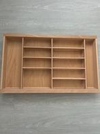 2 Siematic Bestekbakken - 49x80cm - Echt Hout, Ophalen, Gebruikt, Bruin, 50 tot 100 cm