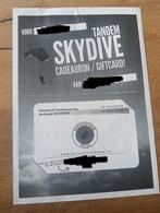 Voucher tandem skydive sprong geldig tot 20/12/2025 twv 249, Eén persoon