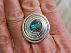 **SALE** unieke ring ongeveer maat 18 (0.50 eurocent), Sieraden, Tassen en Uiterlijk, Oorbellen, Ophalen of Verzenden, Zo goed als nieuw