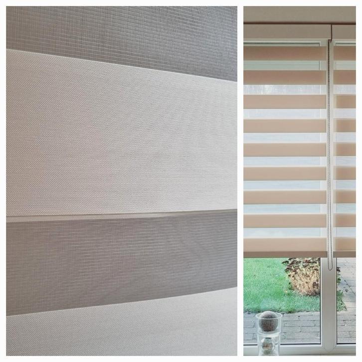 Multishade duo rolgordijn off-white, Huis en Inrichting, Stoffering | Gordijnen en Lamellen, Zo goed als nieuw, 150 tot 200 cm