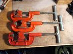2x Ridgid No. 2A pijpsnijder + Virax 2101-2, Doe-het-zelf en Verbouw, Gereedschap | Handgereedschap, Ophalen of Verzenden, Gebruikt