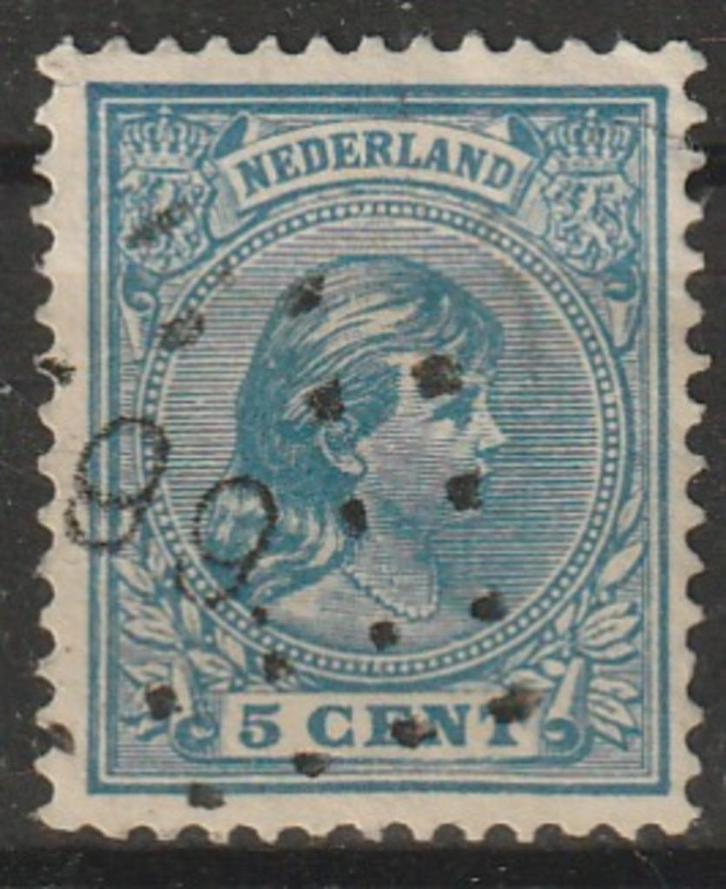 Puntstempel 99 op NVPH 35, Postzegels en Munten, Postzegels | Nederland, Gestempeld, T/m 1940, Verzenden