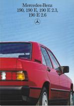 Brochure Mercedes 190 1986, Boeken, Auto's | Folders en Tijdschriften, Gelezen, Ophalen of Verzenden, Mercedes