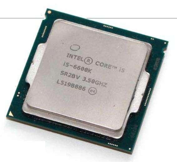 Intel Core i5 6600K processor met koeler, Computers en Software, Processors, Gebruikt, 4-core, 3 tot 4 Ghz, Ophalen