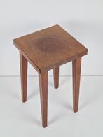 Vintage kruk hout plantentafel 1960 mid century, N, Ophalen of Verzenden, N, Hout