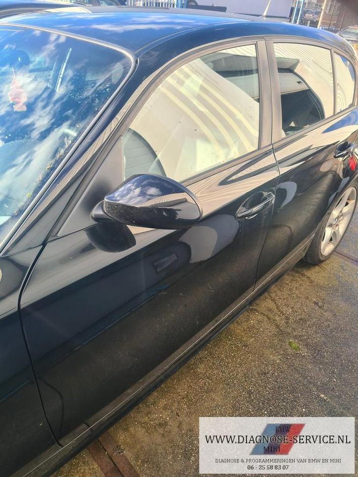 BMW 1er E87 links buiten spiegel  zwart, Auto-onderdelen, Spiegels, BMW, Gebruikt, Ophalen of Verzenden