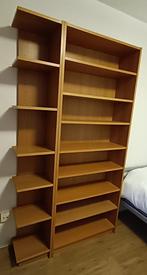 Drie Ikea Billy boekenkasten, Met plank(en), Gebruikt, Ophalen