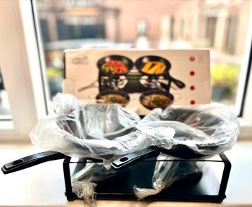 Wok gourmet set - Nieuw in doos - Compleet beschikbaar voor biedingen