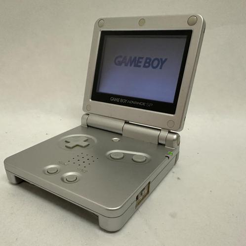 Nintendo GameBoy Advance SP Silver, Spelcomputers en Games, Spelcomputers | Nintendo Game Boy, Gebruikt
