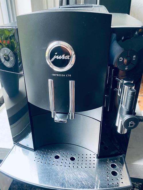 Prachtige Jura C70 OTC met een grote onderhoudsbeurt, Witgoed en Apparatuur, Koffiezetapparaten, Zo goed als nieuw, Gemalen koffie