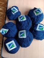 7 Phildar Blauwe wol, Ophalen of Verzenden, Nieuw, Breien of Haken, Wol of Garen