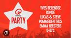 8 kaartjes voor de q-music party, Tickets en Kaartjes, Evenementen en Festivals, Drie personen of meer