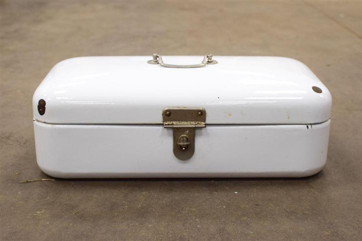 Emaille Broodtrommel 48449, Antiek en Kunst, Antiek | Emaille, Ophalen of Verzenden