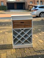 wijnkast met lade, Ophalen, Zo goed als nieuw, Hout, Minder dan 50 cm