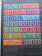 Nederland  332 - 345 gest 4X  Wilhelmina  1940  A4, Postzegels en Munten, Verzenden, T/m 1940, Gestempeld