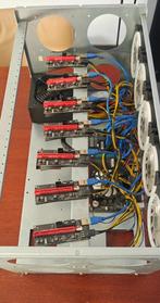 Mining Rig Chassis - Moederbord - CPU - RAM - RGB Fans, Computers en Software, Overige Computers en Software, Ophalen of Verzenden