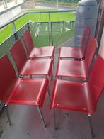 Pedrali design stoelen, Ophalen, Gebruikt, Vijf, Zes of meer stoelen, Rood