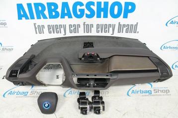 Airbag set - Dashboard bruin met stiksel BMW i3 (2017-heden) beschikbaar voor biedingen