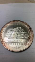 Mexico 10 pesos 1993 tajin 5 ounces, Verzenden, Zilver, Overige landen, Overige waardes