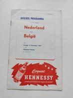 Nederlands Elftal -België officieel Programmablad 12-11-1961, Verzenden