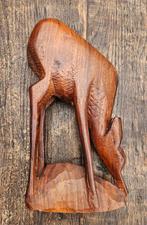 Vintage houten antilope, Ophalen of Verzenden