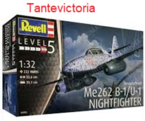 Revell 1:32 Messerschmitt ME 262 B-1 4995 modelbouw, Hobby en Vrije tijd, Modelbouw | Vliegtuigen en Helikopters, Nieuw, Vliegtuig