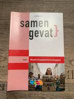 Samengevat vwo maatschappijwetenschappen, Boeken, Schoolboeken, Verzenden, Zo goed als nieuw, VWO, Maatschappijleer