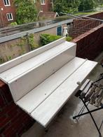 Balkontafeltje (inklapbaar), Ophalen, Gebruikt, Rechthoekig, Hout