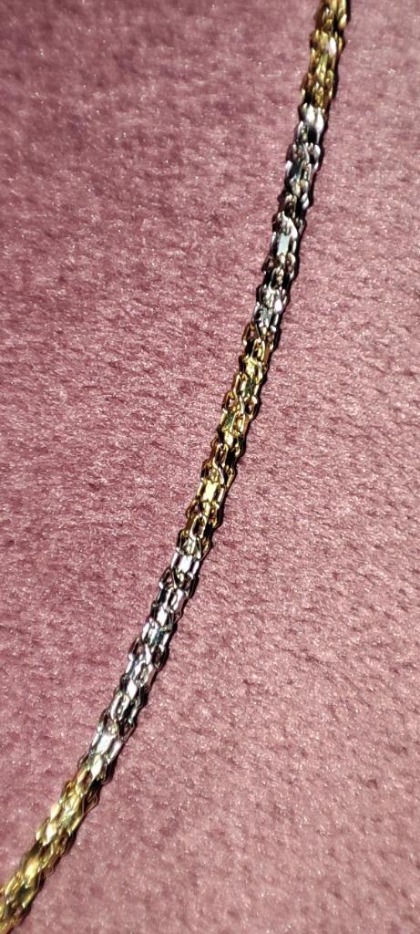 Gouden ketting 14k, Sieraden, Tassen en Uiterlijk, Kettingen, Zo goed als nieuw, Goud, Goud, Ophalen