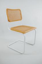 Vintage “Cesca” stoel, Marcel Breuer, jaren ’70, Huis en Inrichting, Stoelen, Ophalen, ., Wit, Zo goed als nieuw