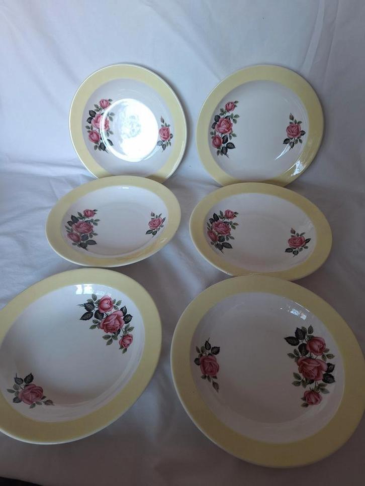 Borden petrus regout Maastricht, Antiek en Kunst, Antiek | Servies los, Ophalen of Verzenden