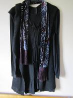 X-COMPANY jurk met Cora Kemperman vest maat 38/40, Maat 38/40 (M), Verzenden, Zwart, Nieuw