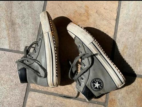 Groene leren all-stars, dames, maat 37, Kleding | Dames, Schoenen, Zo goed als nieuw, Sneakers of Gympen, Groen, Ophalen of Verzenden