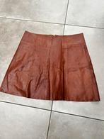 ZARA 100% ECHT LEREN ROK ROKJE COGNAC BRUIN MAAT L, Kleding | Dames, Rokken, Bruin, Zara, Maat 42/44 (L), Ophalen of Verzenden