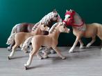 Schleich paarden Haflinger familie, Ophalen of Verzenden, Gebruikt, Paard, Beeldje of Figuurtje