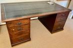Klassiek mahoniehouten bureau / Mahogany pedestal desk, Antiek en Kunst, Ophalen