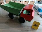 Blikken Dumpster truck 1:18 ongeveer uit de USSR, Antiek en Kunst, Antiek | Speelgoed, Ophalen of Verzenden